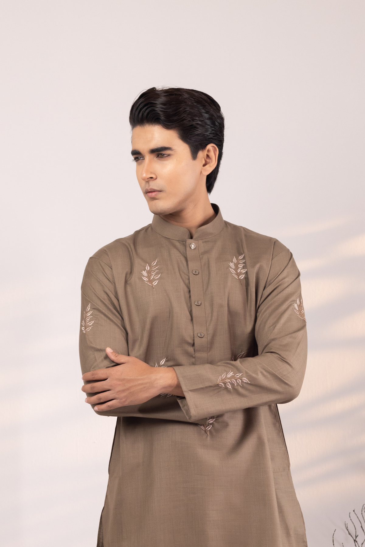 Ayaan Collection By Cottonoid- Taupe