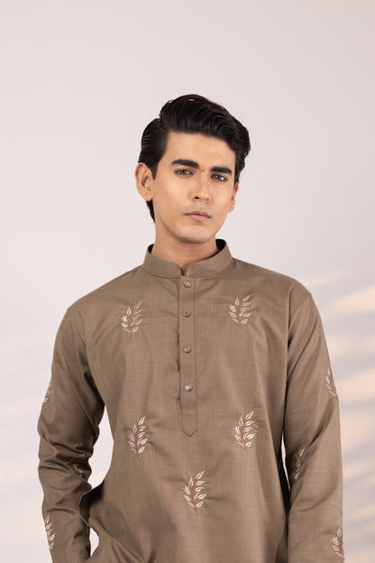 Ayaan Collection By Cottonoid- Taupe
