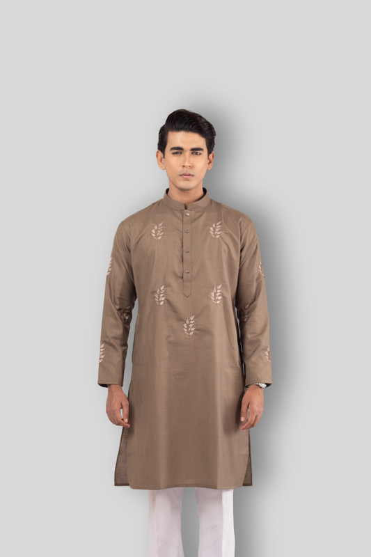 Ayaan Collection By Cottonoid- Taupe