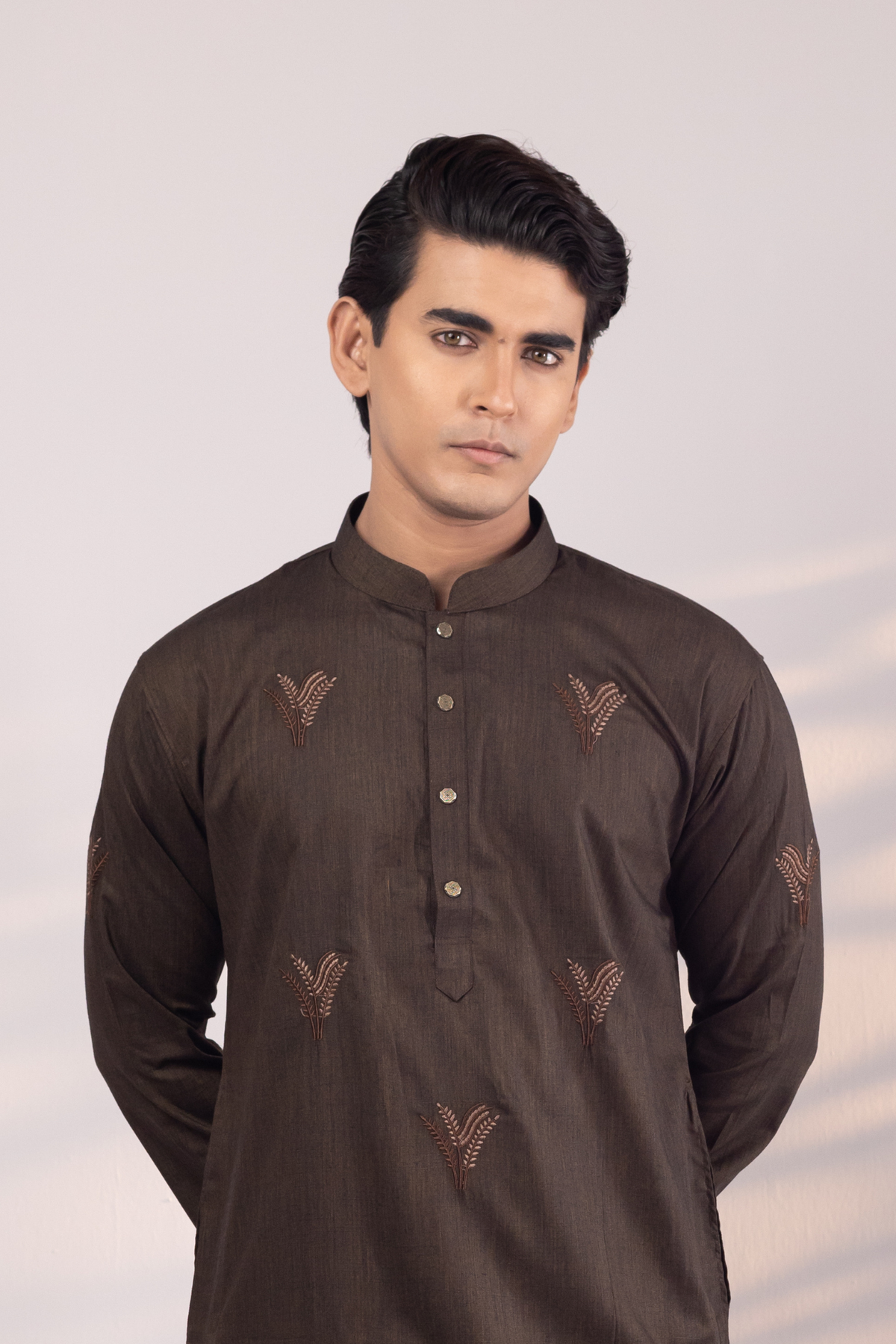 Ayaan Collection By Cottonoid- Chocolate Brown