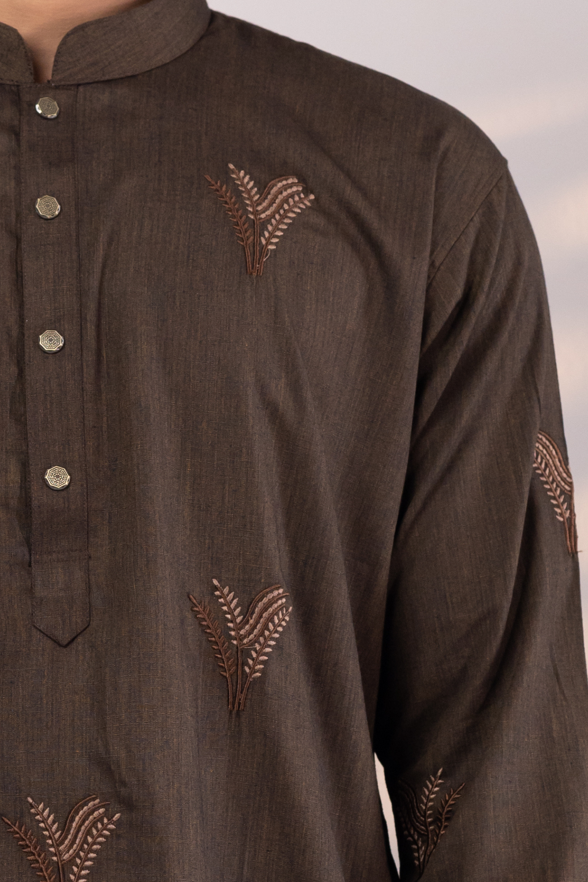 Ayaan Collection By Cottonoid- Chocolate Brown