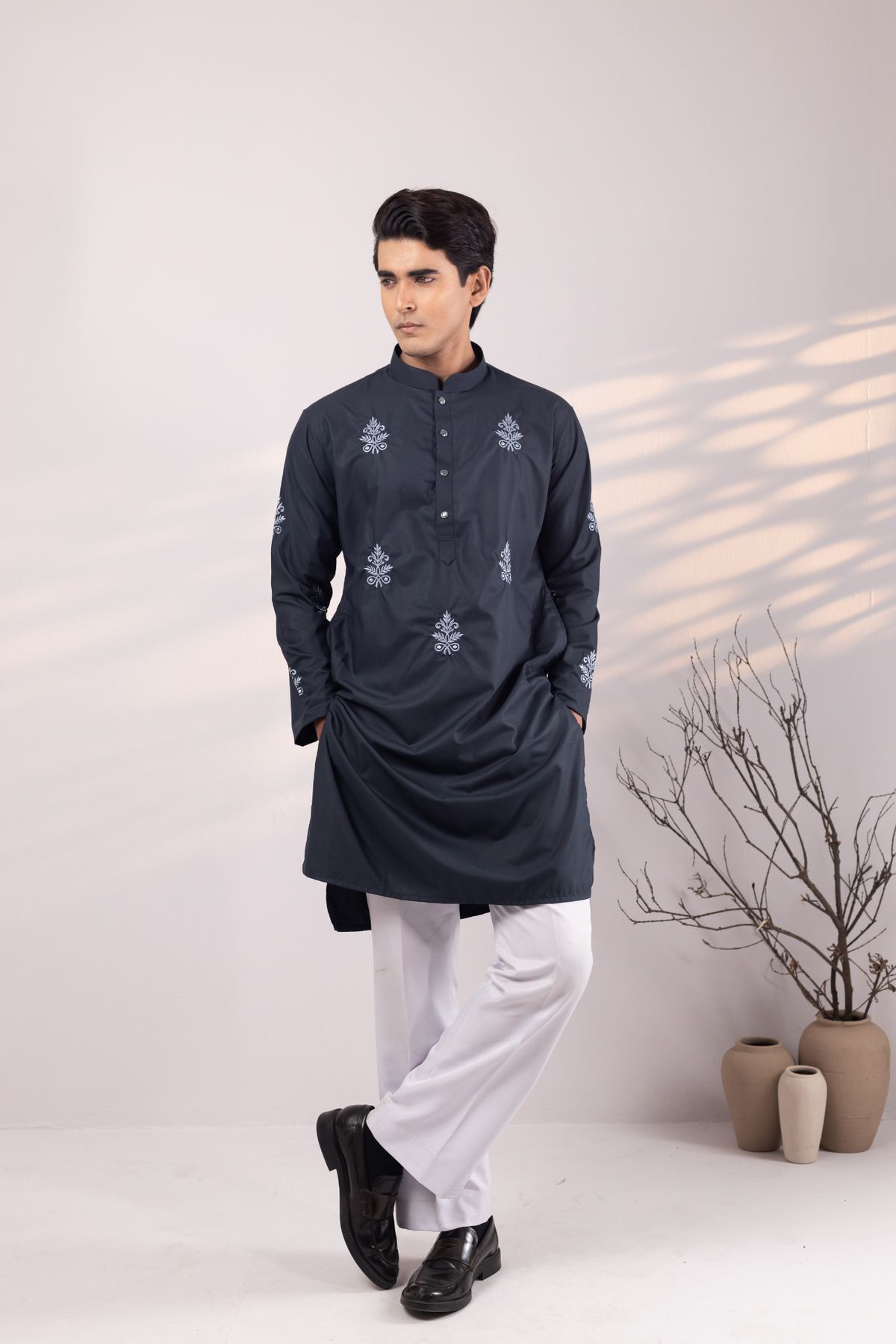 Ayaan Collection By Cottonoid- Velvet Indigo