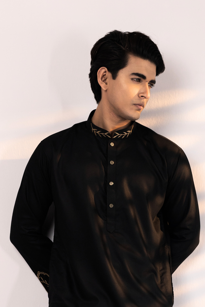 Ayaan Collection By Cottonoid- Jet Black